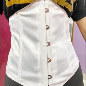 Waist corset white
